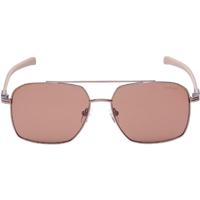 Formula 1 Eyewear zonnebril unisex vierkant cat. 4 bruin - thumbnail
