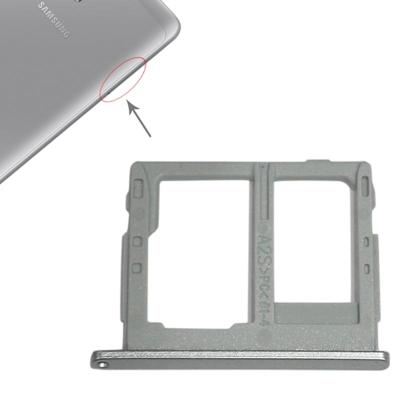 SIM-kaart lade + micro SD-kaart lade voor Galaxy tab A 8 0/T380/T385 (grijs)