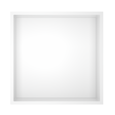 Inbouwnis Best-Design Kaya 30,5x30,5x7 cm Mat Wit