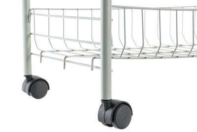 Serveringsvagn DKD Home Decor Groen Metaal Polypropyleen 40 x 26 x 62 cm