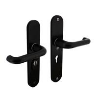 Intersteel AchterdeurbeslagAurano PC 55mm kerntrekbeveiliging aluminium zwart - 0023.379729 - thumbnail