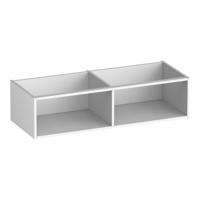 Brauer Flourish - Bijkast - 120 cm - met 2 Opbergvakken - Mat Wit - thumbnail