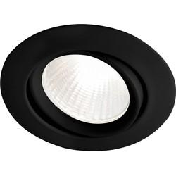 Ben Oval Inbouwspot Ø 8,2x4,2 cm Mat Zwart