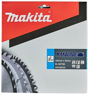 Makita Afkortzaagblad voor Hout | Makblade | Ø 260mm Asgat 30mm 32T - B-32736