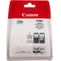 Inktcartridge Canon PG-560 CL-561 zw + kl + papier - thumbnail