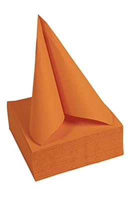 Attitude Tafelkleed 40 magnetronservetten 38 x 38 cm Oranje