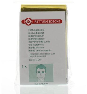 Medzorg Reddingsdeken goud/zilver 160x210 1 Stuks