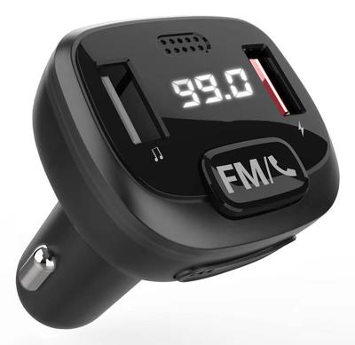 Energy Sistem Car FM Talk FM-zender voor de auto (bluetooth, microSD, USB, MP3, spraakassistent, handsfree), zwart