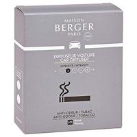 Maison Berger Paris navulling autoparfum anti-odour tobacco woody 2 stuks - thumbnail