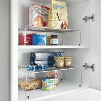 Metaltex sky ruimtewinner 2 etages 47x23x26 cm zilver - thumbnail