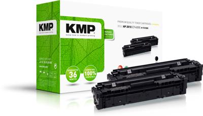 KMP Toner vervangt HP HP 201X (CF400X) Compatibel 2-pack Zwart 2800 bladzijden H-T215DX 2536,3021