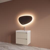 Badmeubelset BWS Riga Met Lako Wastafel Wit 60 cm Kasjmier Boss & Wessing - thumbnail