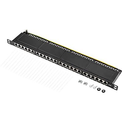 Renkforce Netwerkpatchpaneel 483 mm (19) CAT 6A 0.5 HE Ingericht