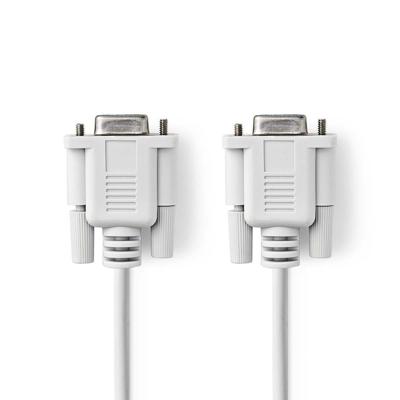 Nullmodemkabel | D-Sub 9-Pins Female - D-Sub 9-Pins Female | 2,0 m | Ivoor