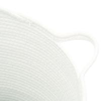 VidaXL Opbergmand ø 38x36 cm katoen wit - thumbnail