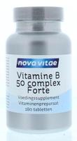Nova Vitae Vitamine B50 complex 180 Tabletten - thumbnail