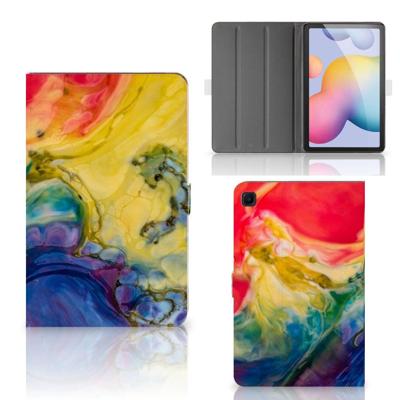 Hoes Samsung Galaxy Tab S6 Lite | S6 Lite (2022) Watercolor Dark Hoes Samsung Galaxy Tab S6 Lite | S6 Lite (2022) Watercolor Dark