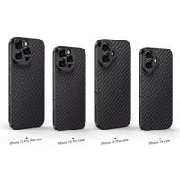 MOJOGEAR 17mm lens case voor iPhone 16 Pro Max - Carbon - thumbnail