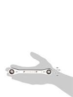 Stahlwille Ratelringsleutel | 10 x 11 mm | 12-KT. lengte 170 mm | aantal tanden 22 | 1 stuk - 41131011 41131011 - thumbnail