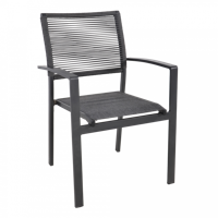 Stapelstoel Vito Rope - Grijs - thumbnail