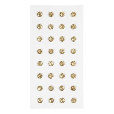 Creativ Company Strasstenen, d 8 mm, goud, 32 stuk/ 1 doos