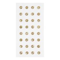 Creativ Company Strasstenen, d 8 mm, goud, 32 stuk/ 1 doos - thumbnail