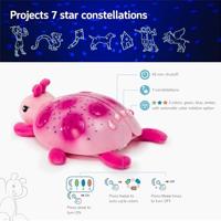 CLOUD B Twilight Starlight Nachtlampje ladybug (roze lieveheersbeestj - thumbnail