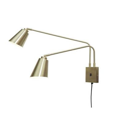 its about RoMi Wandlamp 'Bremen' 2-lamps, kleur Goud