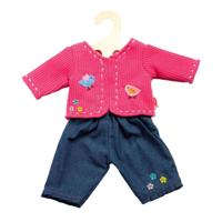 Heless Jack met spijkerbroek roze, 28-35 cm - thumbnail