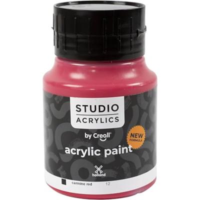 Creall Studio Acrylverf, dekkend, carmine red (12), 500 ml/ 1 fles Creall Studio Acrylverf, dekkend, carmine red (12), 500 ml/ 1 fles