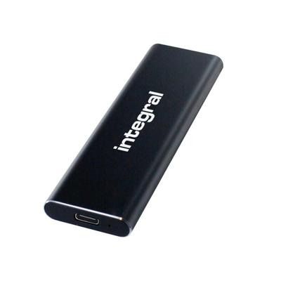 Integral USB-C SSD portable 1TB zwart SlimXpress 3.0 - 9500355 Integral USB-C SSD portable 1TB zwart SlimXpress 3.0 - 9500355