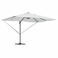 VidaXL Parasol met slot zand 352 x 251 x 265 cm polyester en aluminium - thumbnail