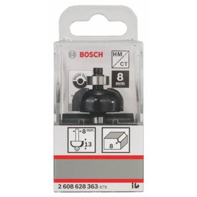 Bosch Accessoires Halfrondprofielfrezen 8 mm, R1 8 mm, D 28,7 mm, L 13 mm, G 54 mm 1st - 2608628363