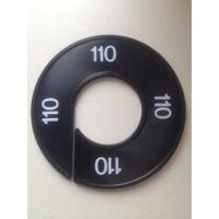 Maatring zwart/wit 110 - thumbnail