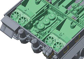 RYE Field Models 1/35 Tiger I Early Production Full Interior RYE Field Models 1/35 Tiger I Early Production Full Interior