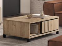 Rechthoekige salontafel TRAVIRIS 1 lade 125 cm castella - thumbnail