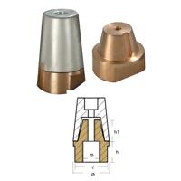 Ánodos punta de ejes Radice TEN00415 - ANODO RADICE COMPLETO ZINC EJE 50 - thumbnail