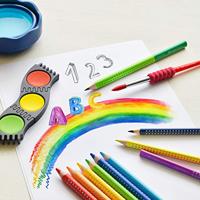 Faber Castell FC-112412 Kleurpotlood Faber-Castell GRIP Kartonnen Etui A 12 Stuks - thumbnail