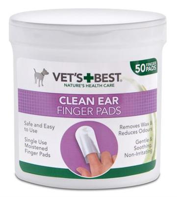 Vets Best clean ear finger pads