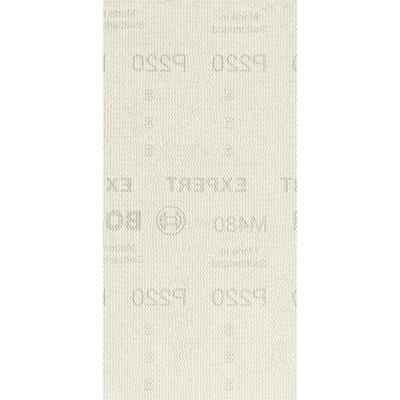 Bosch Accessories EXPERT M480 2608900748 Schuurnet voor vlakschuurmachine Ongeperforeerd Korrelgrootte (num) 220 (l x b) 186 mm x 93 mm 10 stuk(s)