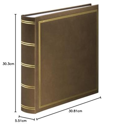 Hama Album XL London 30x30 Cm 80 Witte Pagina&apos;s Bruin