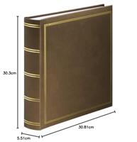 Hama Album XL London 30x30 Cm 80 Witte Pagina&apos;s Bruin - thumbnail