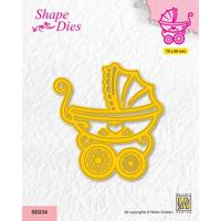 Nellie's Choice • shape die kinderwagen - thumbnail