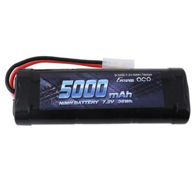 Gens ace NiMH accupack 7.2 V 5000 mAh Aantal cellen: 6 Stick Tamiya
