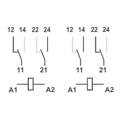 Finder 50.12.9.024.1000 Printrelais 24 V/DC 8 A 2x wisselcontact 1 stuk(s) Finder 50.12.9.024.1000 Printrelais 24 V/DC 8 A 2x wisselcontact 1 stuk(s)