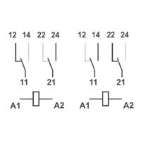 Finder 50.12.9.024.1000 Printrelais 24 V/DC 8 A 2x wisselcontact 1 stuk(s) - thumbnail