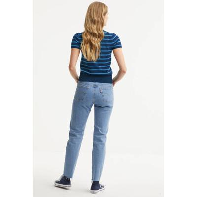 POLO Ralph Lauren gestreepte fijngebreide top blauw POLO Ralph Lauren gestreepte fijngebreide top blauw
