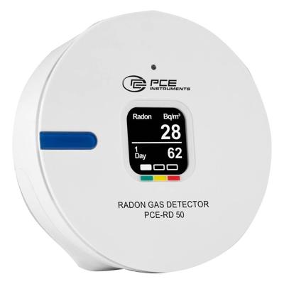 PCE Instruments PCE-RD 50 Radonmeter 0 - 9999 Bq/m³ Met datalogger Kalibratie Fabrieksstandaard (zonder certificaat)