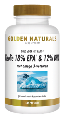 Golden Naturals Visolie 18% EPA 12% DHA 180 Softgels