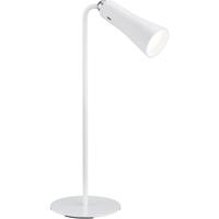 Oplaadbare LED Bureaulamp 2W - Warm Wit 3000K - Mat Wit Aluminium - thumbnail